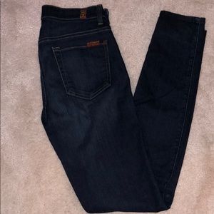 -7 For all mankind the mid rise skinny Sz 26
